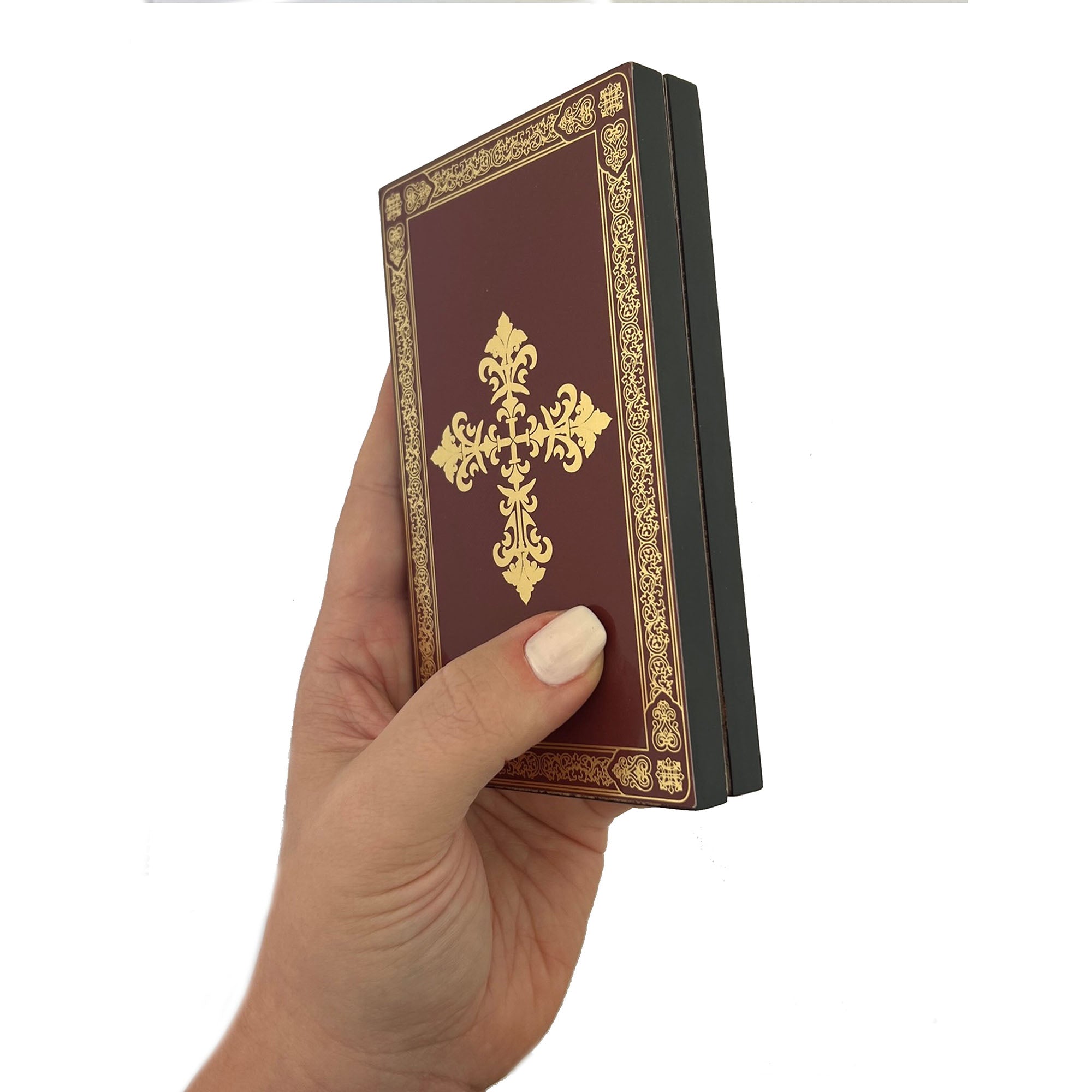 Gold Foiled St. Michael & Guardian Angel Diptych - 5" x 6"