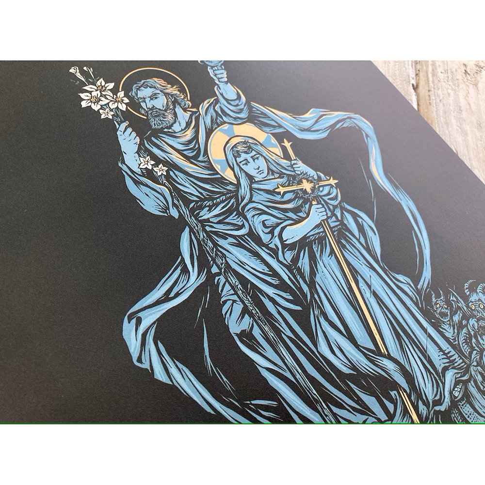 St. Joseph Terror of Demons Unframed Print - 8.5" x 11"