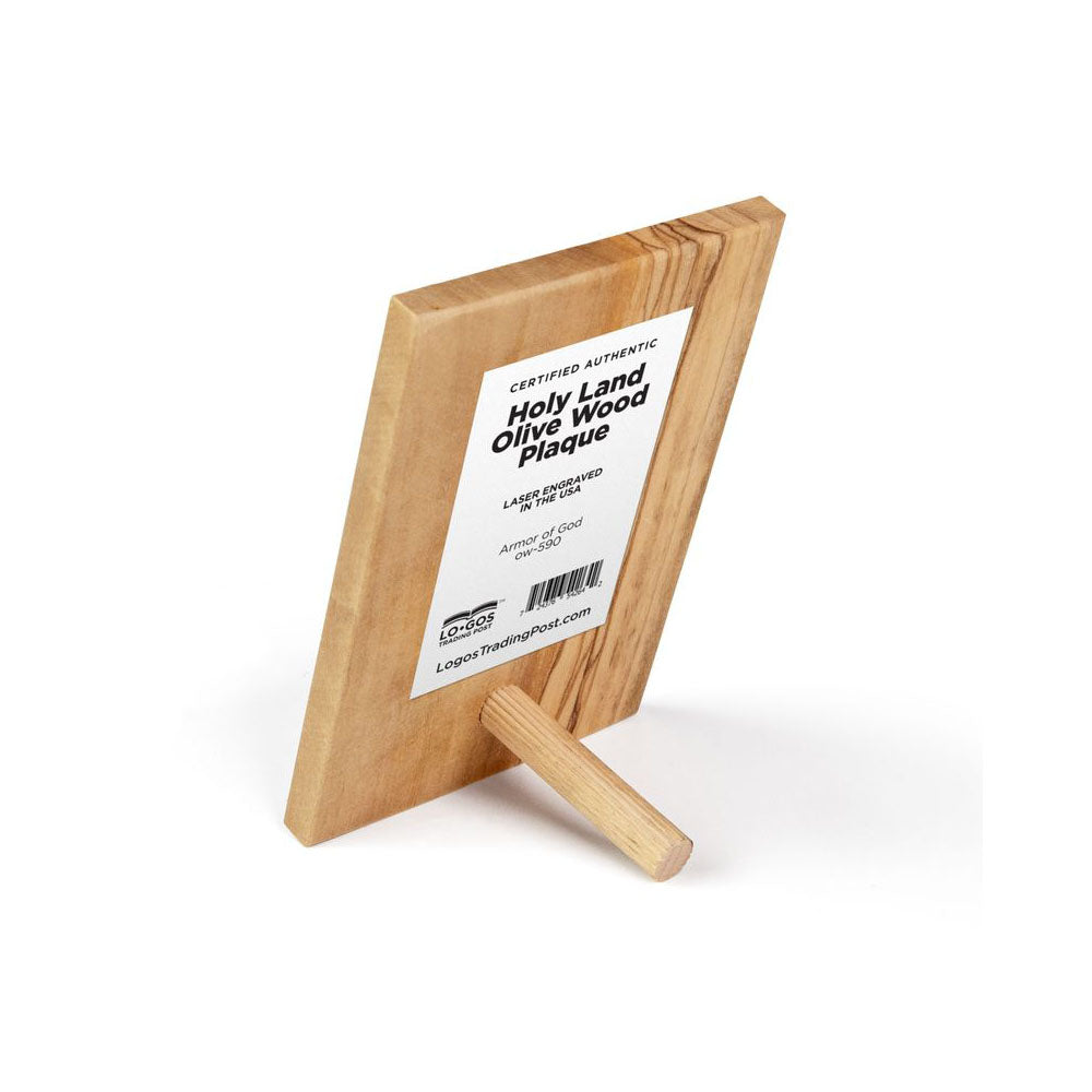 Holy Land Armor of God Olive Wood Plaque