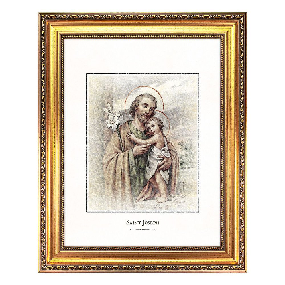 St. Joseph Vintage Framed Print