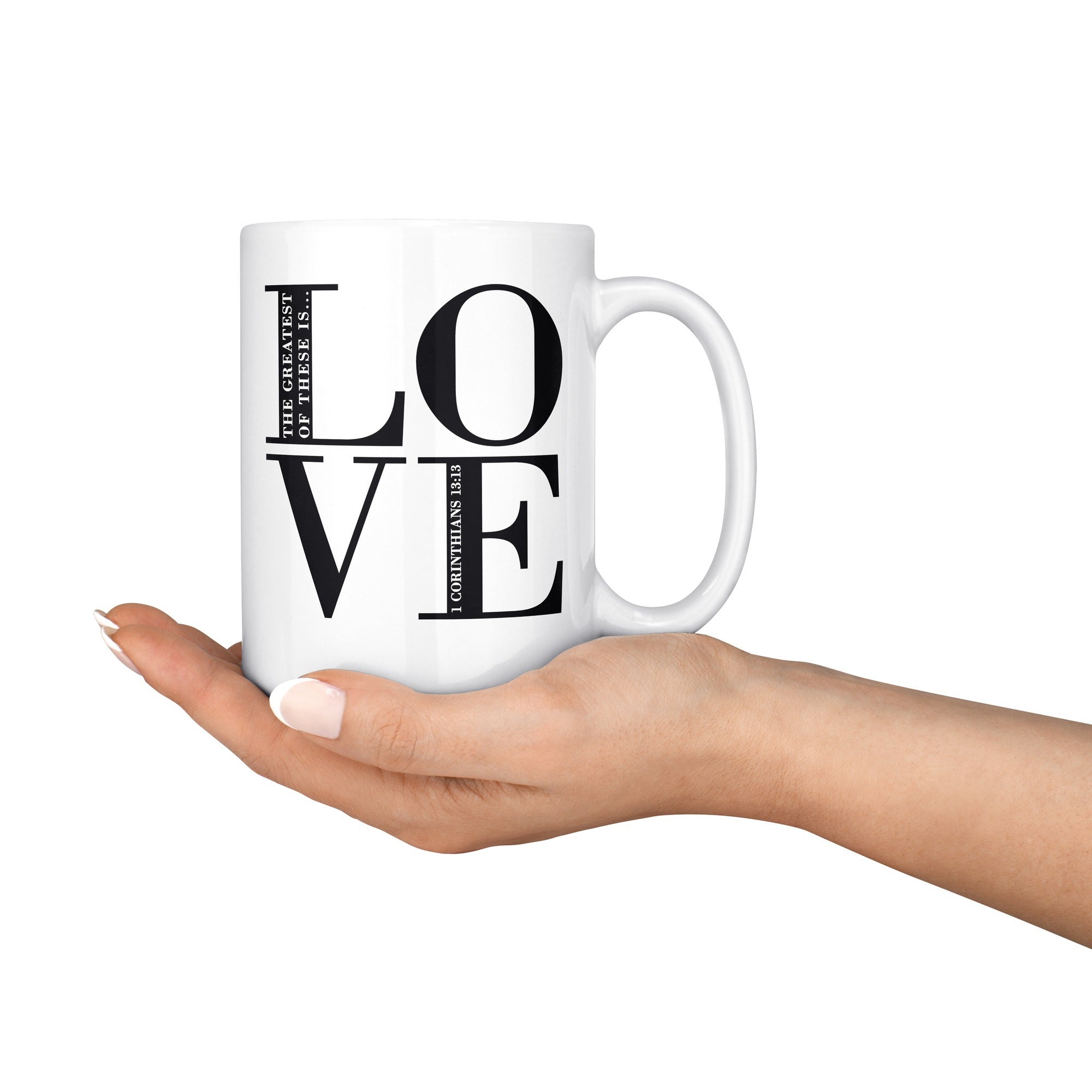 Square Letters "Love" Mug