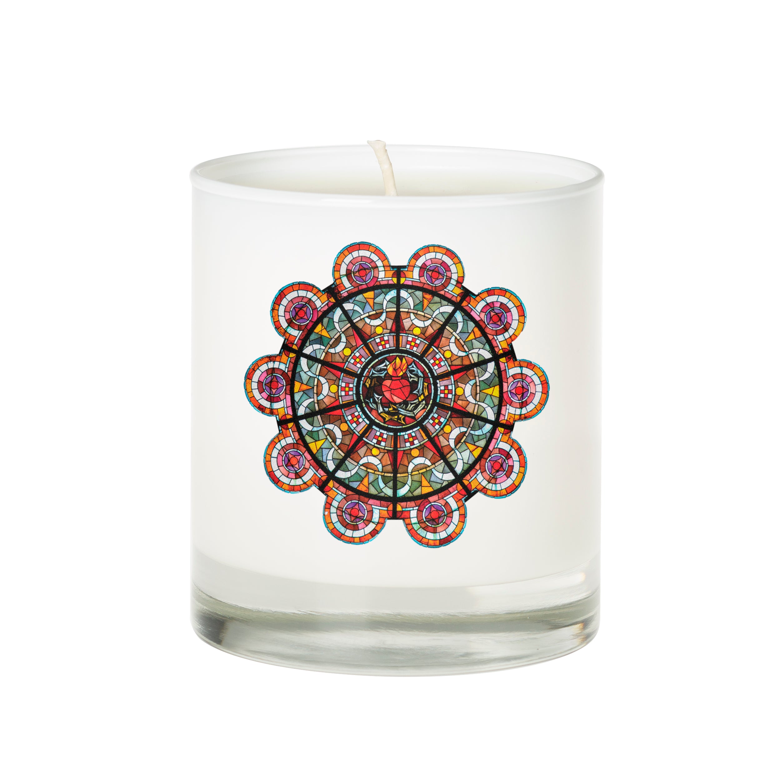 Sacred Heart Montmartre Stained Glass Candle