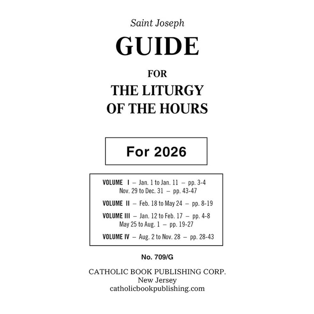 St. Joseph Guide for the Liturgy of the Hours 2026 (Large Print)
