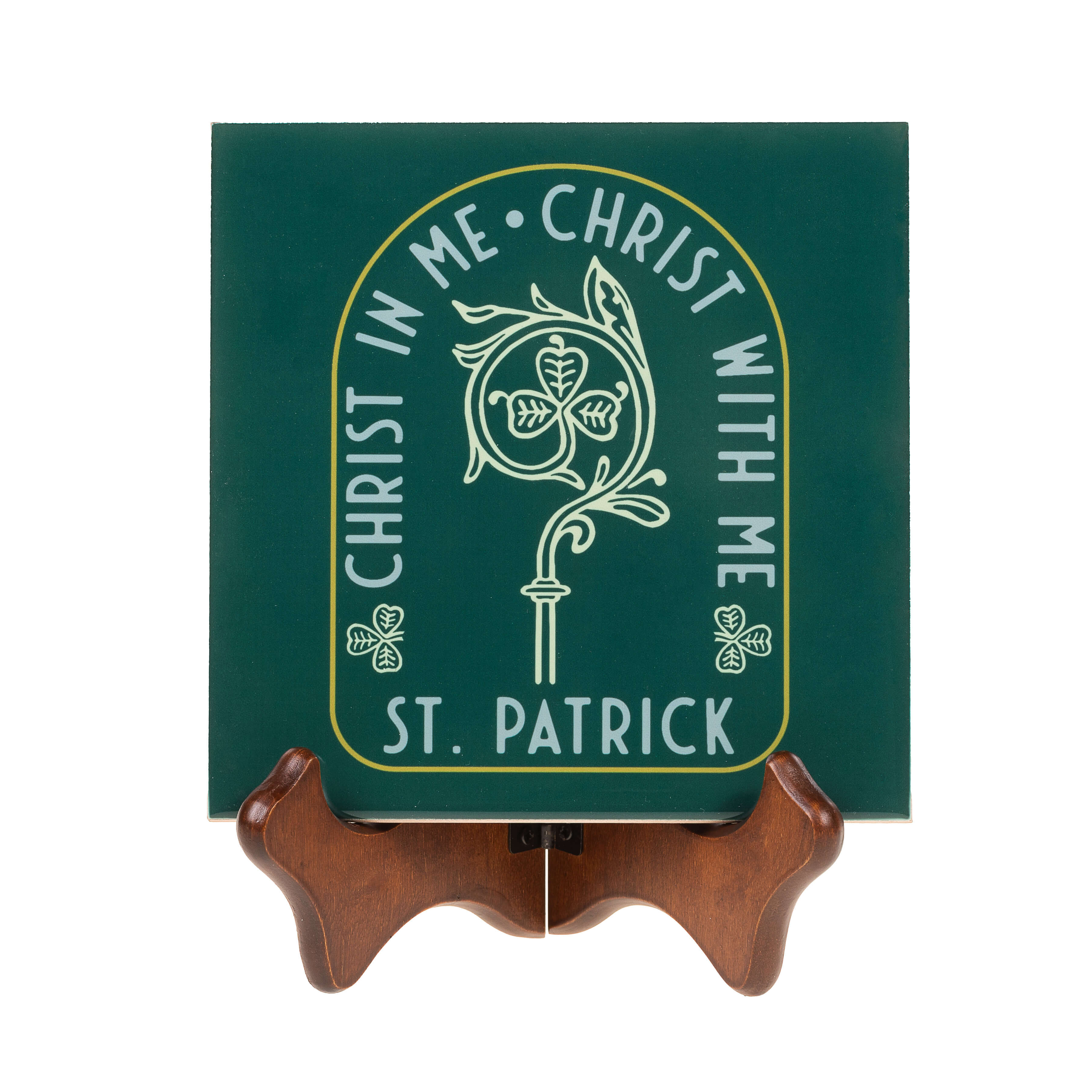 St. Patrick's Breastplate Prayer Ceramic Tile