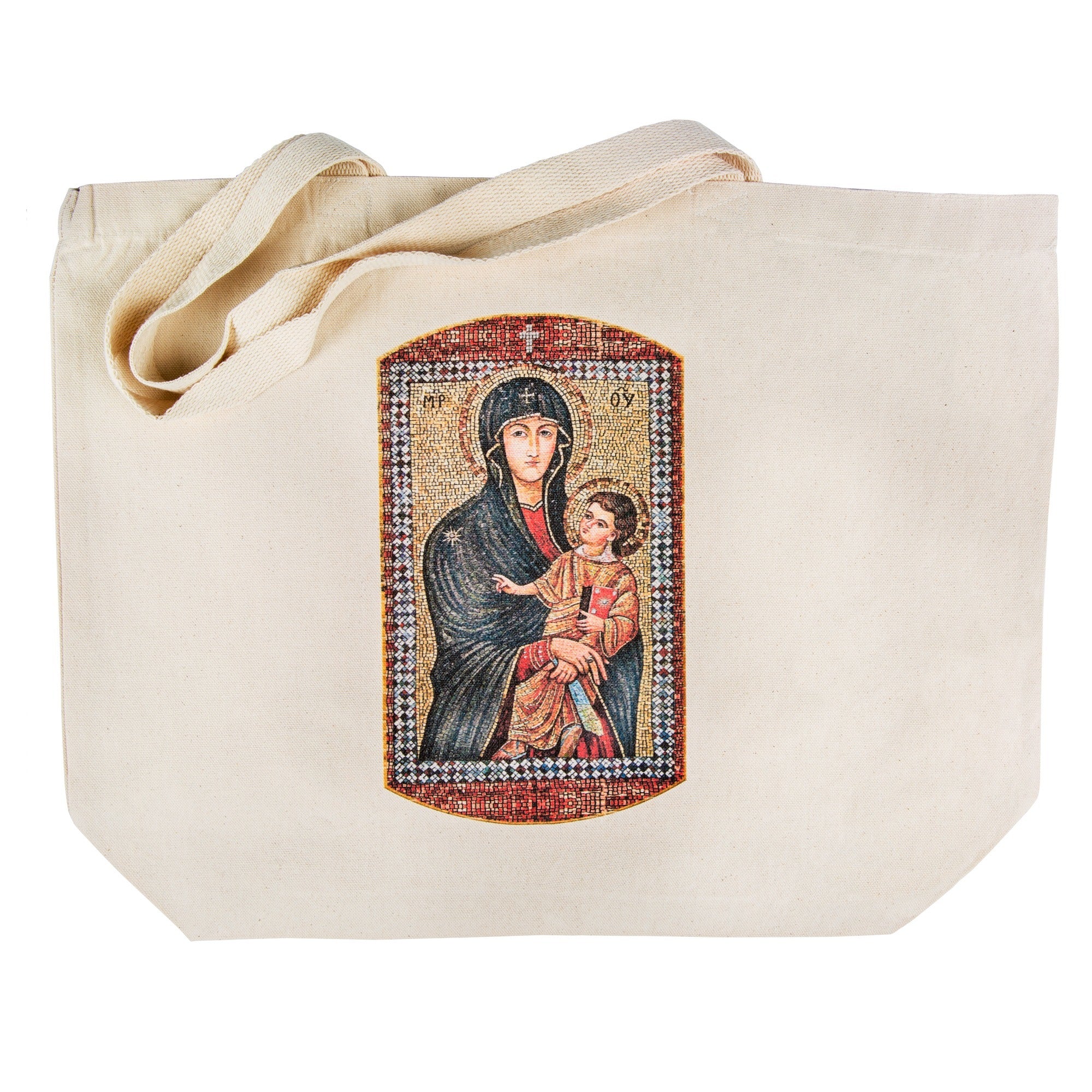 Mary Mother of the Church Canvas Tote