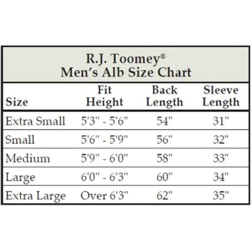 Men's Front Wrap Alb