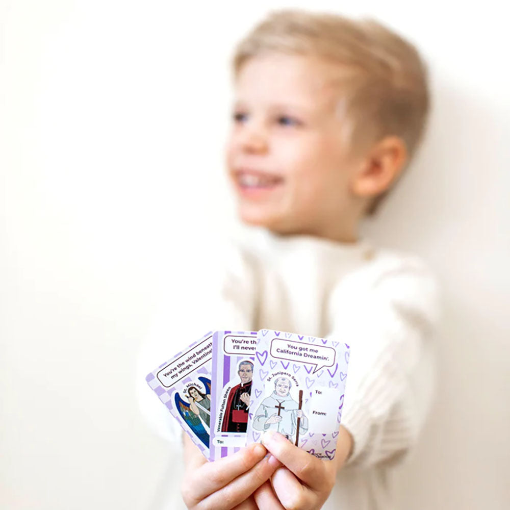 Saint Puns Valentines Stickers Variety Pack (Set of 20)