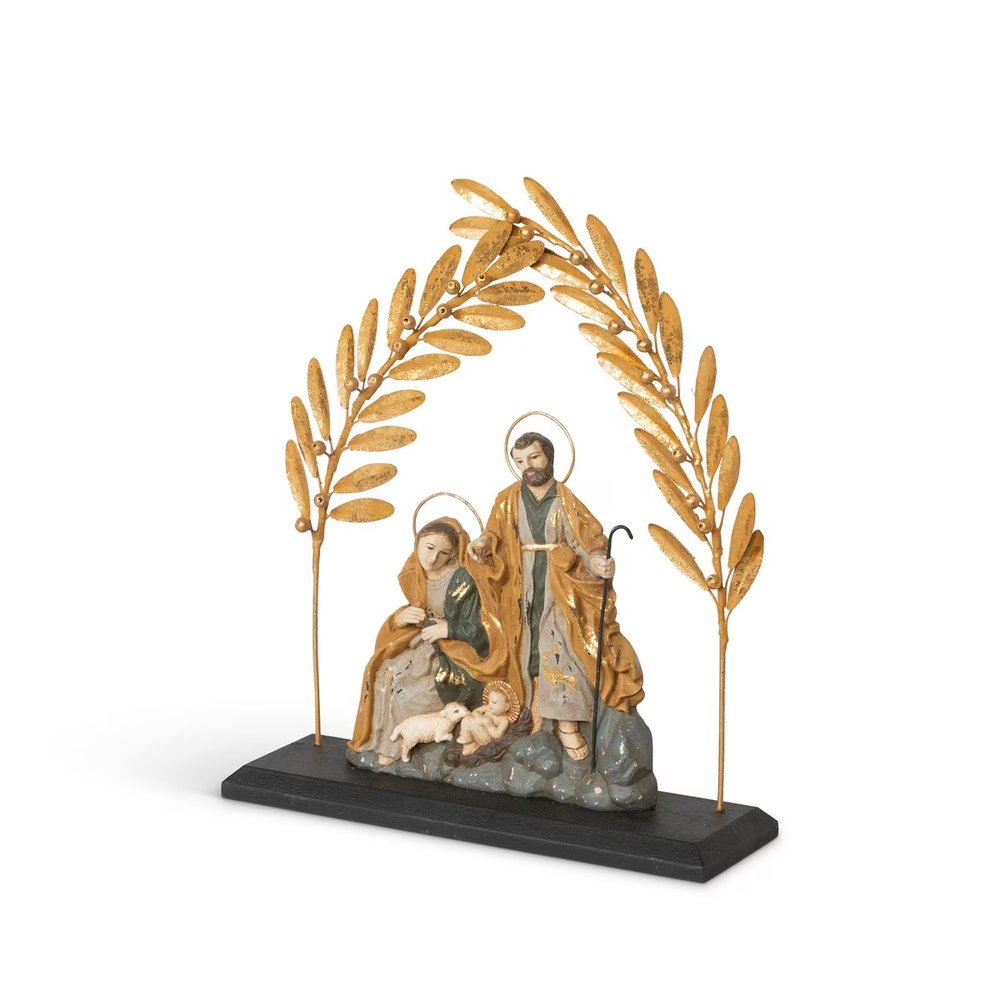 Olive Branch One-Piece Holy Family Nativity Scene