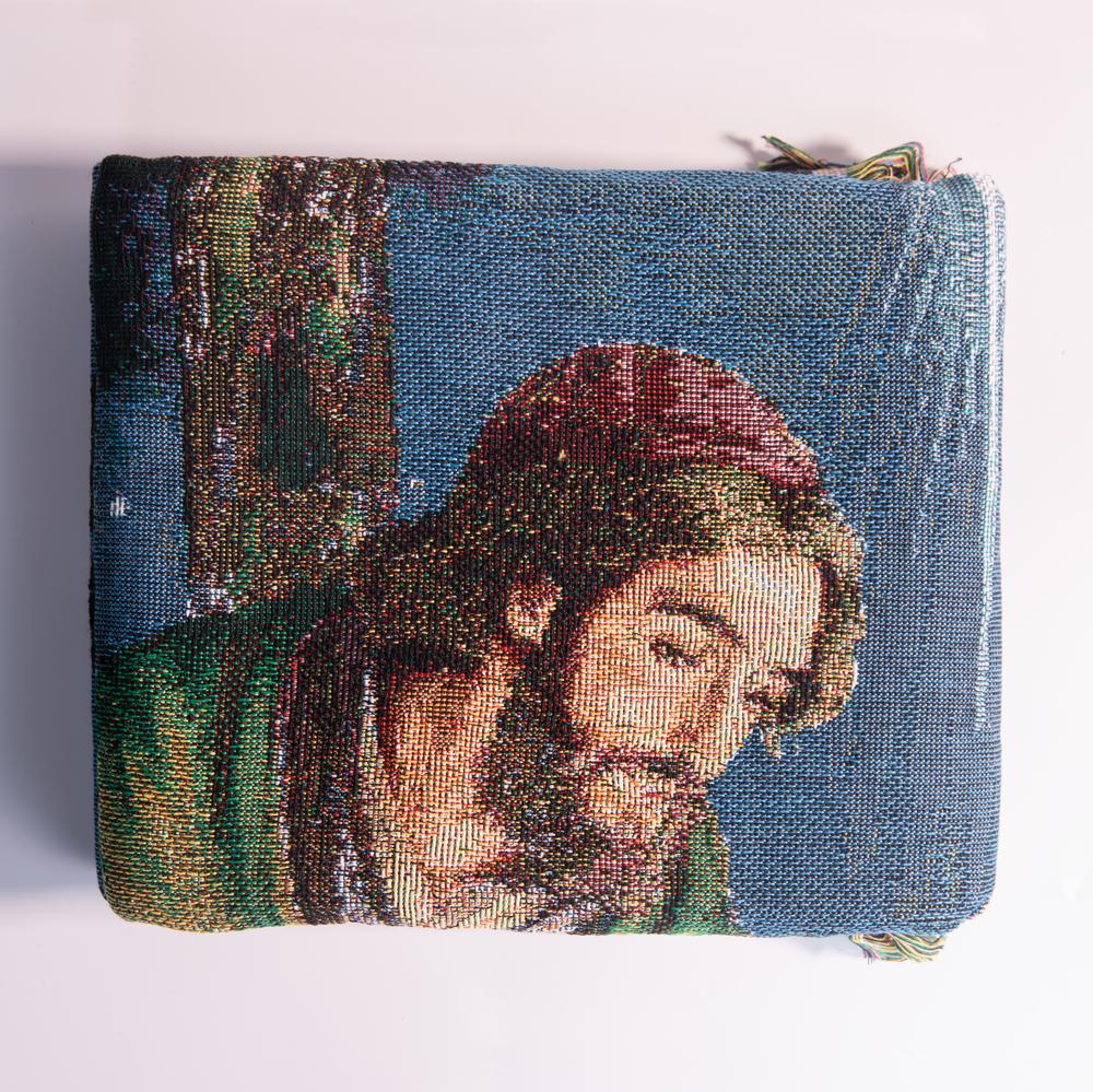 Holy Family Nativity Tapestry Throw Blanket