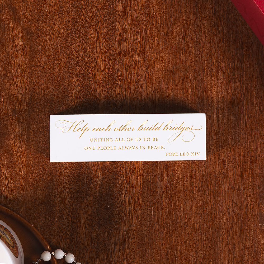 Pope Leo Book & Pope Leo Help Each Other Quote Block