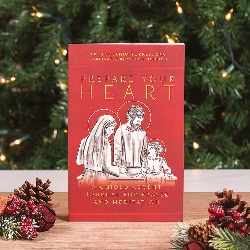 Prepare Your Heart Journal & Holy Family Ornament Gift Set