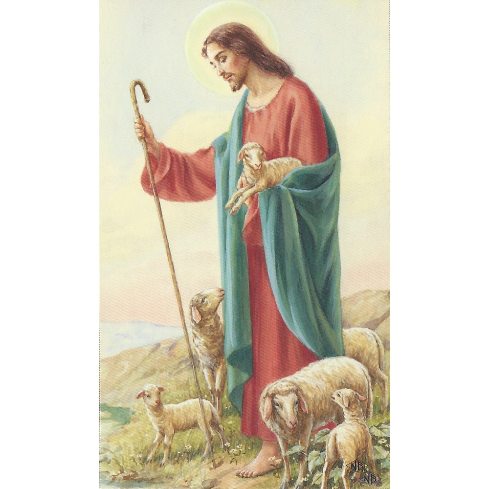 The Good Shepherd Personalized Prayer Card, Priced per Card