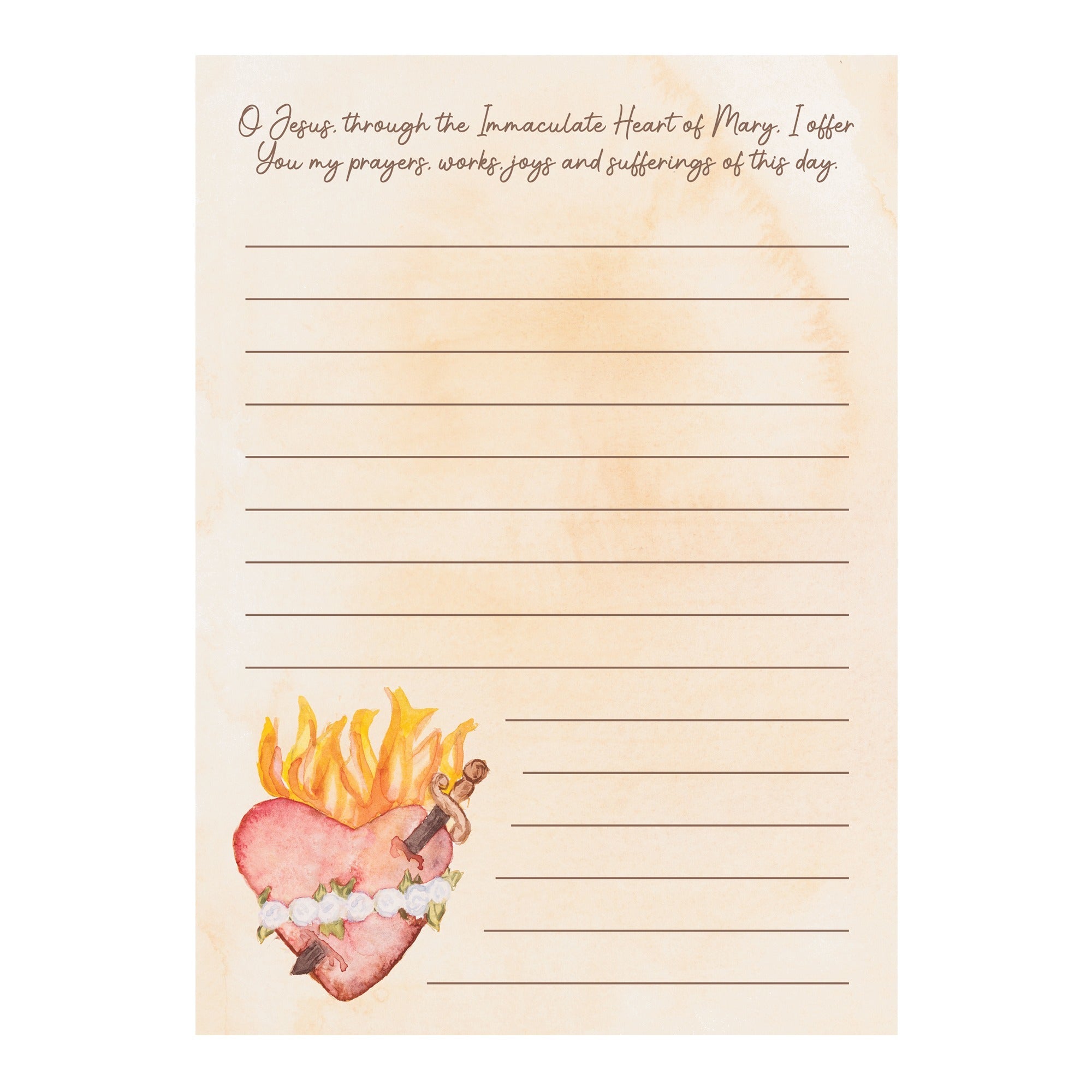 Immaculate Heart of Mary Notepad