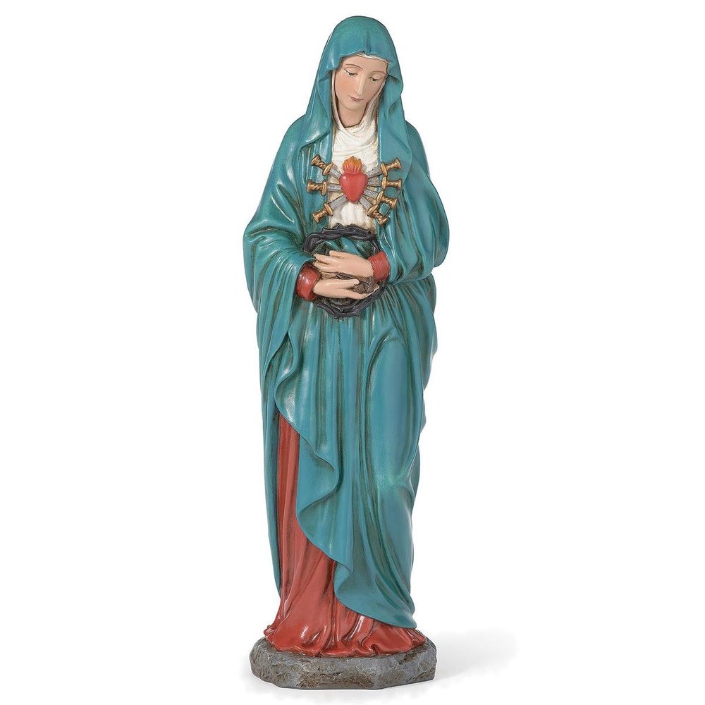 Our Lady of Sorrows Seven Swords Statue - 10"