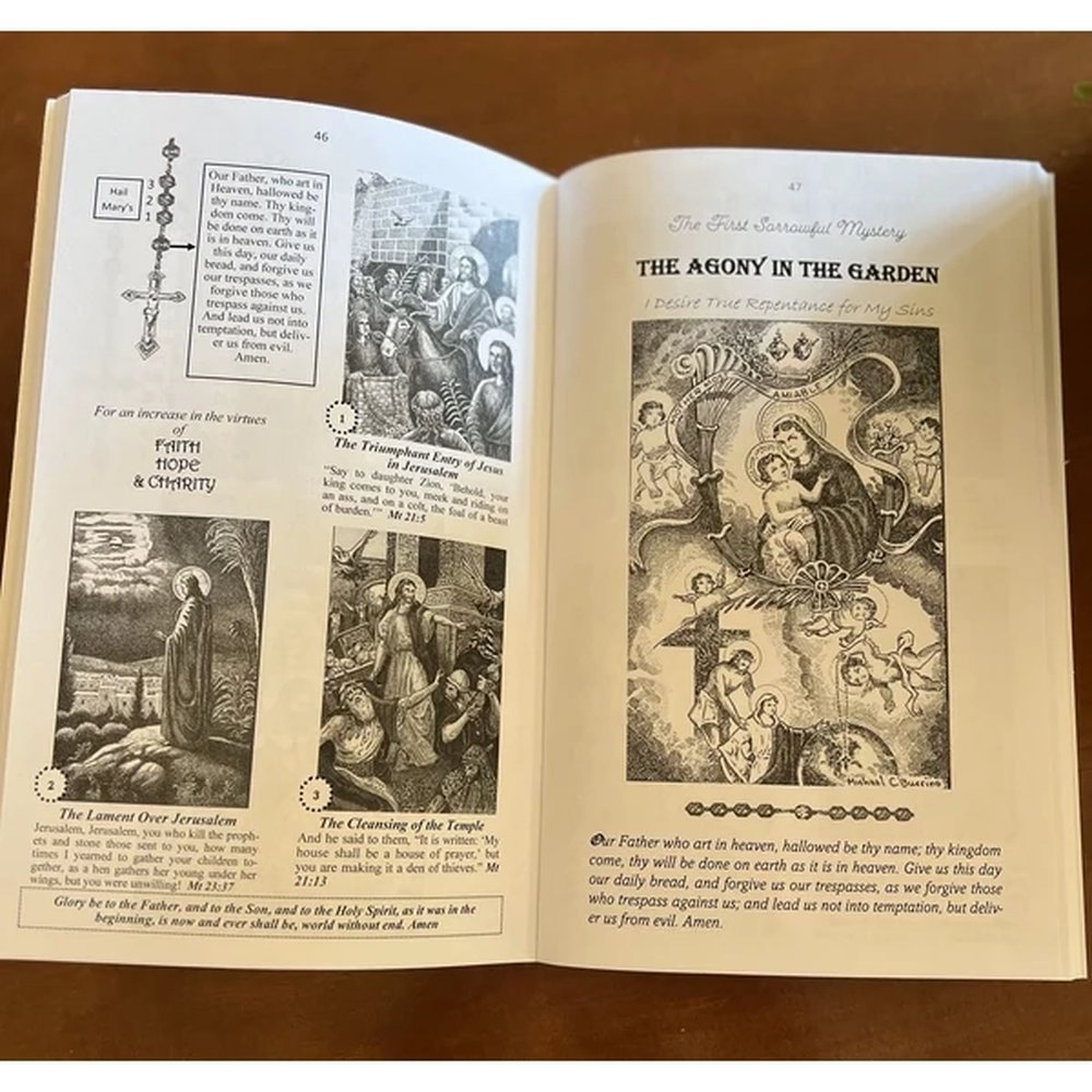 Scriptural Rosary Album: A Visual Journey Through the Rosary, with Luminous Mysteries