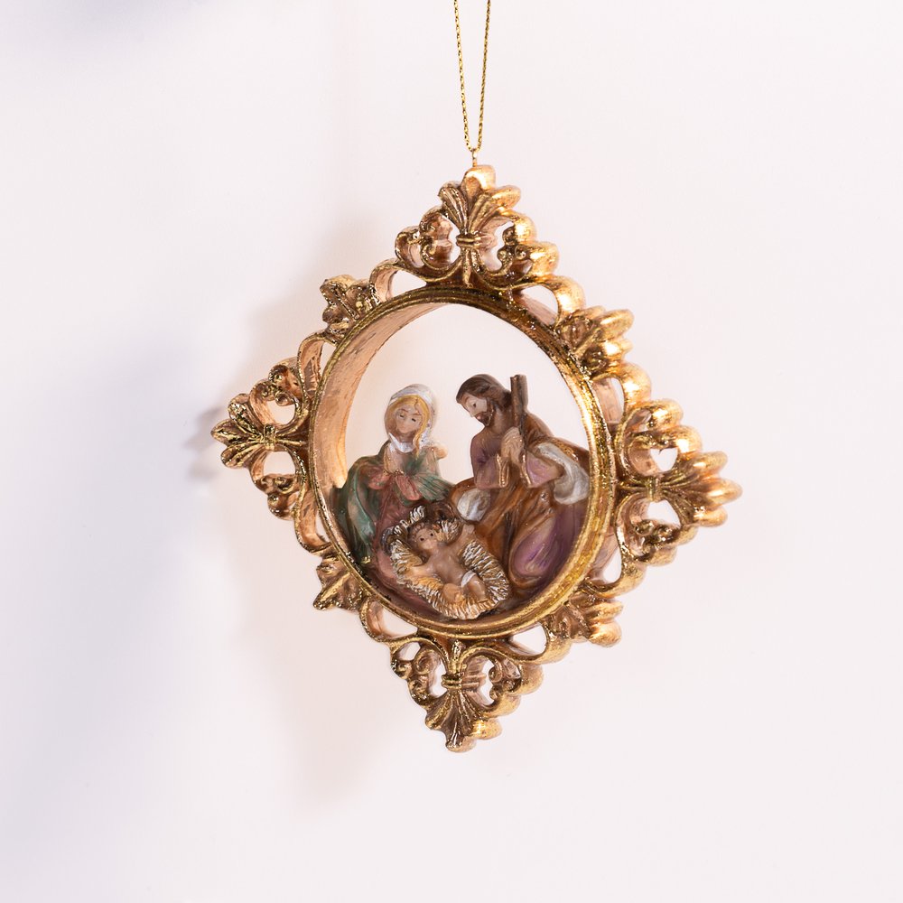 Fontanini Holy Family Cameo Style 2026 Event Ornament - 5" (H)