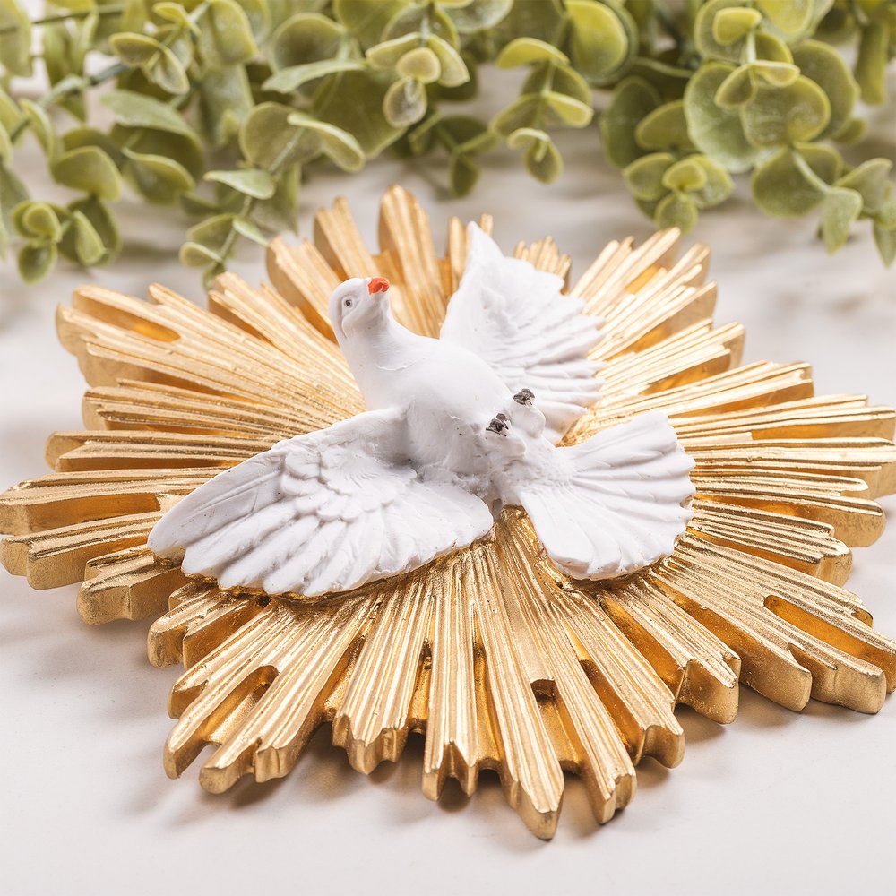 Holy Spirit Dove Wall Plaque - 7.5" x 7.5"