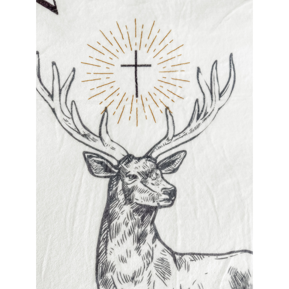 Stag Throw Blanket - 50" x 60"