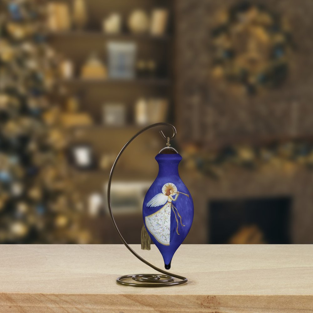 Joyeux Noël Blown Glass Ornament