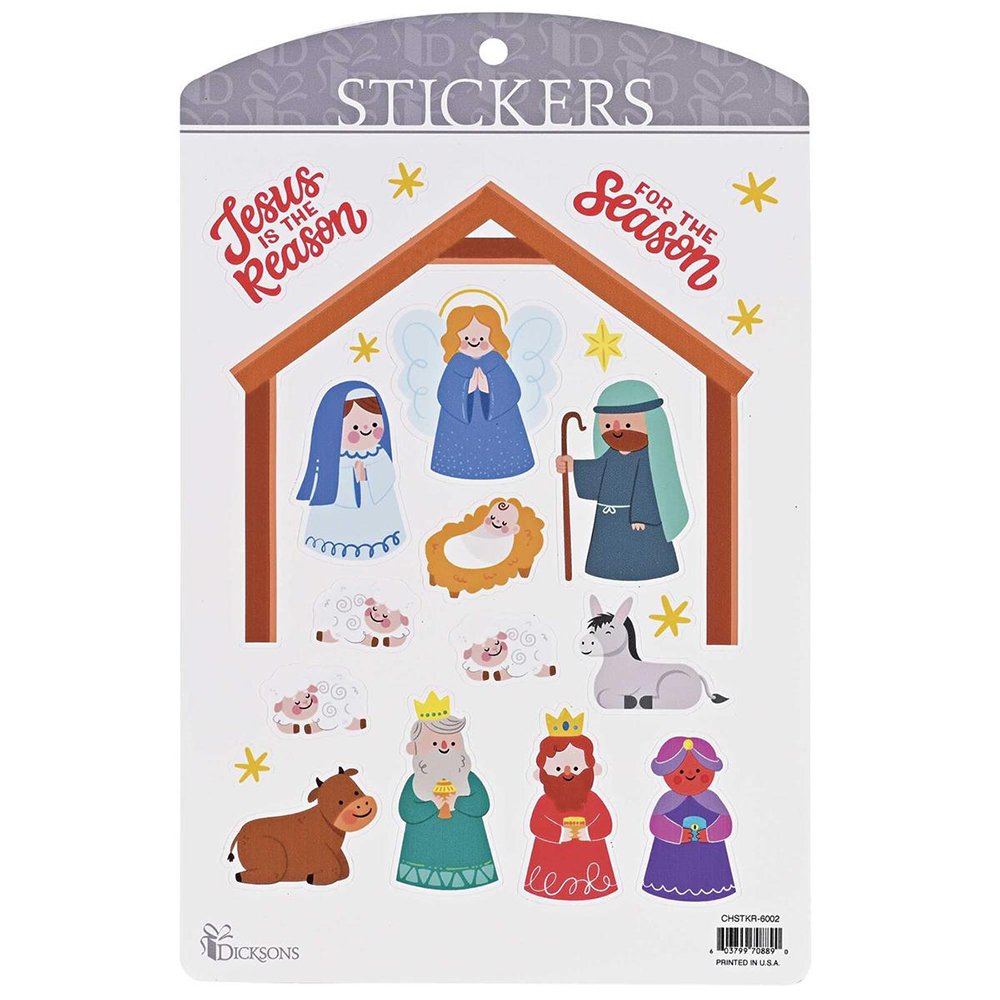 Kids Nativity Collection Vinyl Stickers