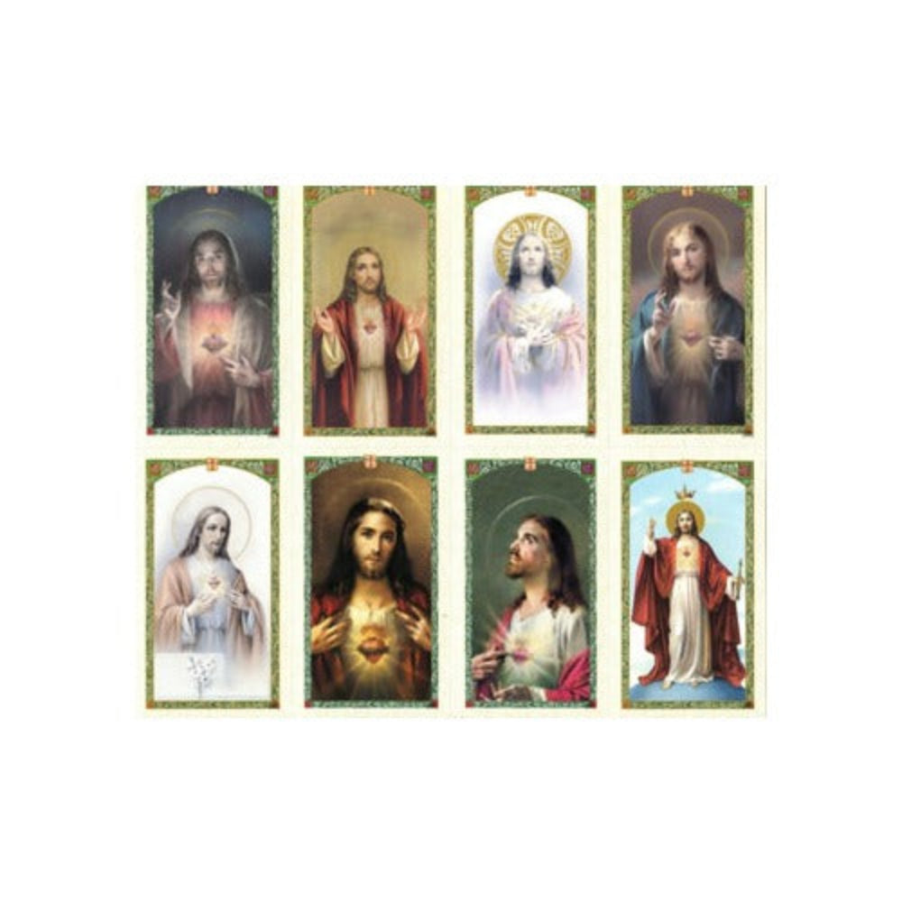 Sacred Hearts Assorted Personalized Prayer Card       (Priced Per Card)