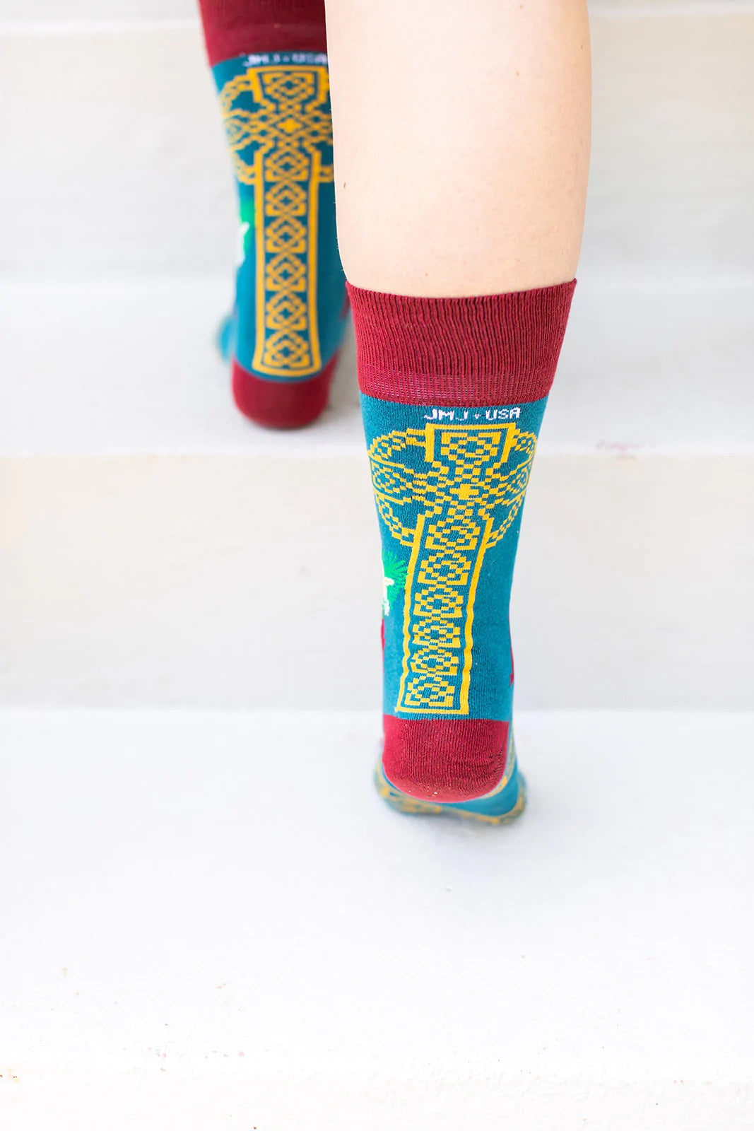 St. Dymphna Adult Socks
