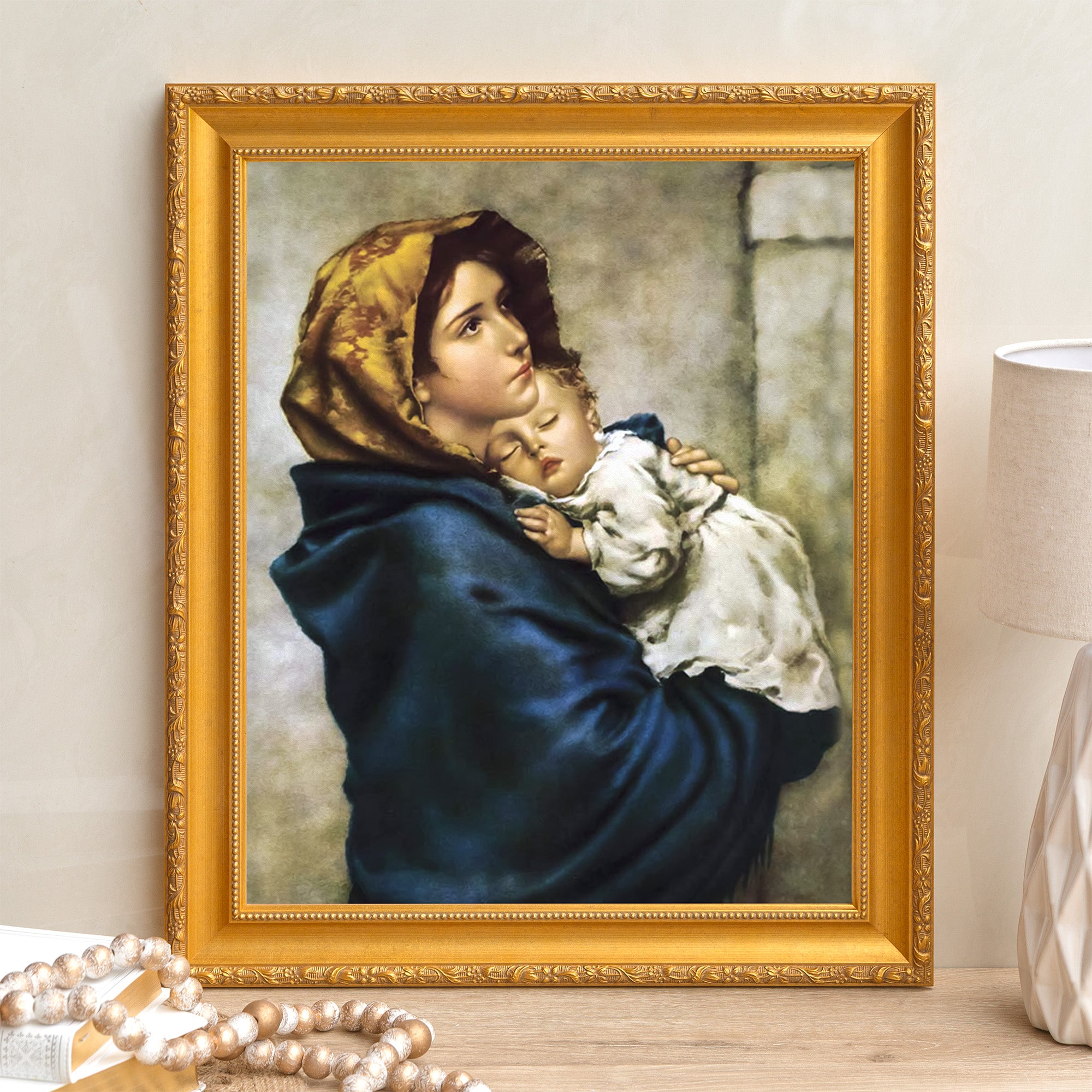 Madonna of the Streets Framed Canvas