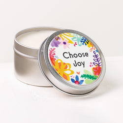 Choose Joy Candle Tin