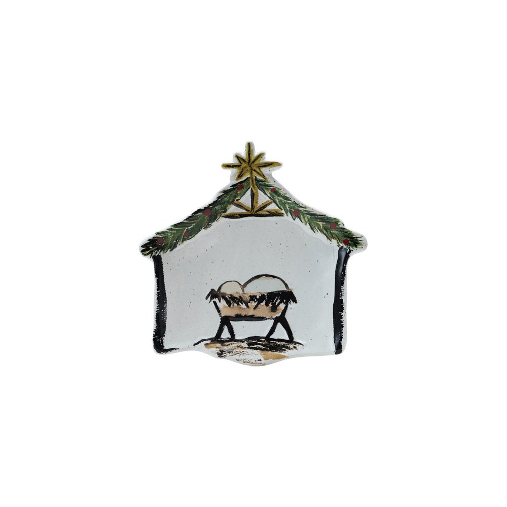 Little Lord Jesus Manger Shaped Dish