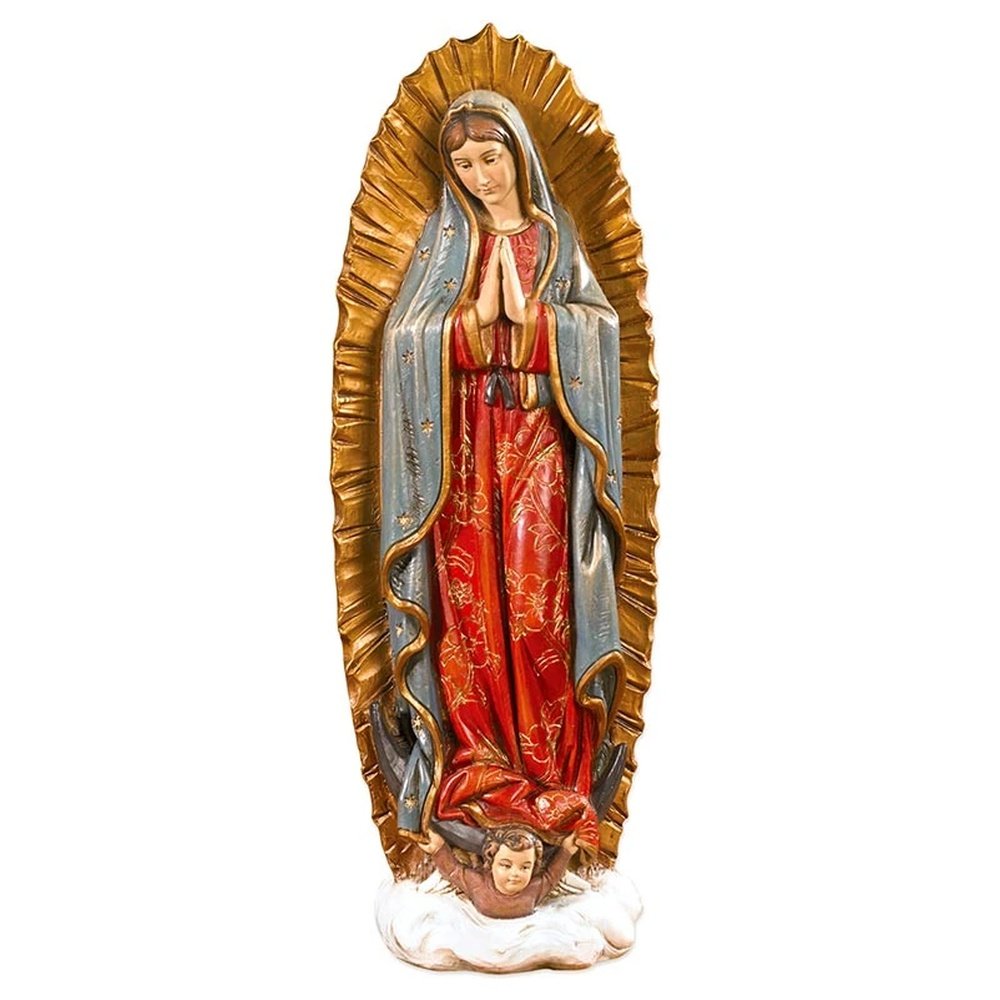 Our Lady of Guadalupe Full Color Statue - 48"