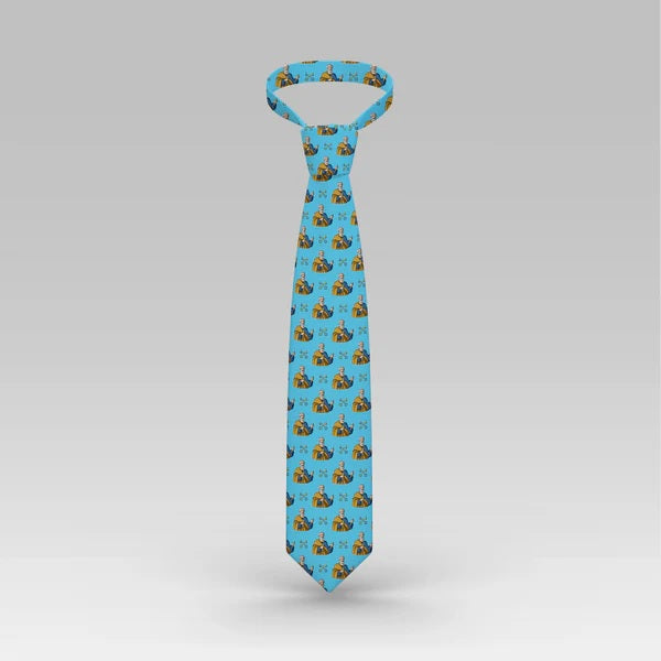 Blue St. Peter Necktie