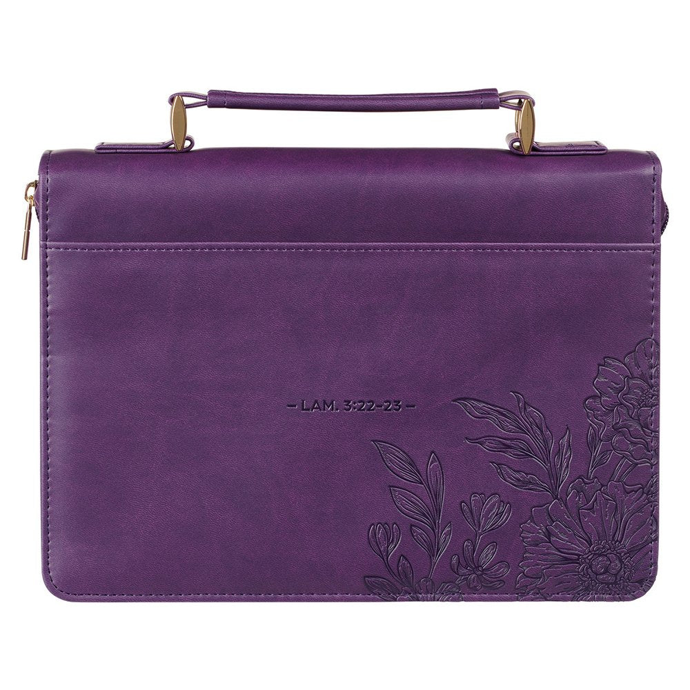 Lord's Mercies Floral Fashion Bible Cover