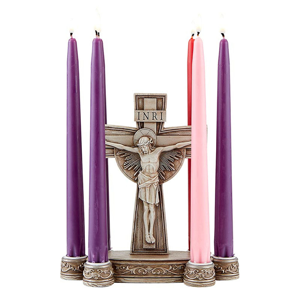 Crucifix Lenten Candleholder