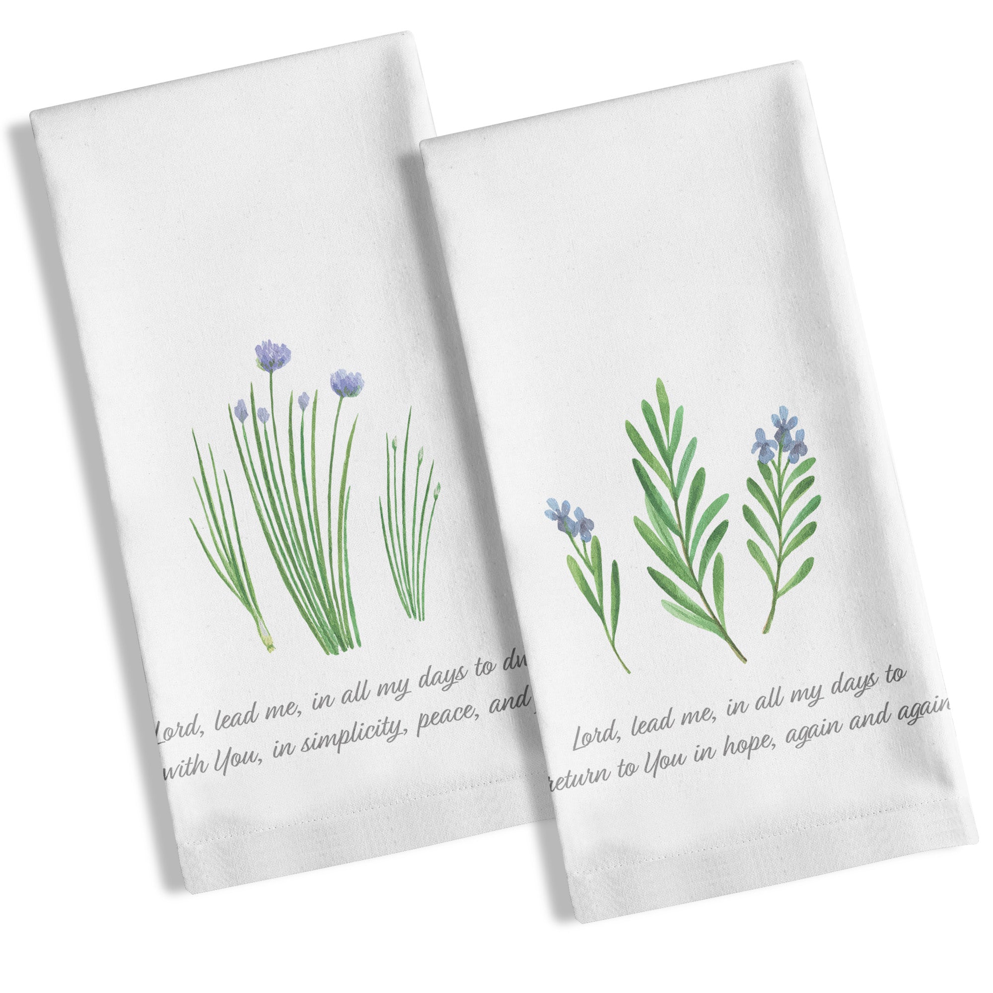 Lord, Lead Me Dish Towel Set