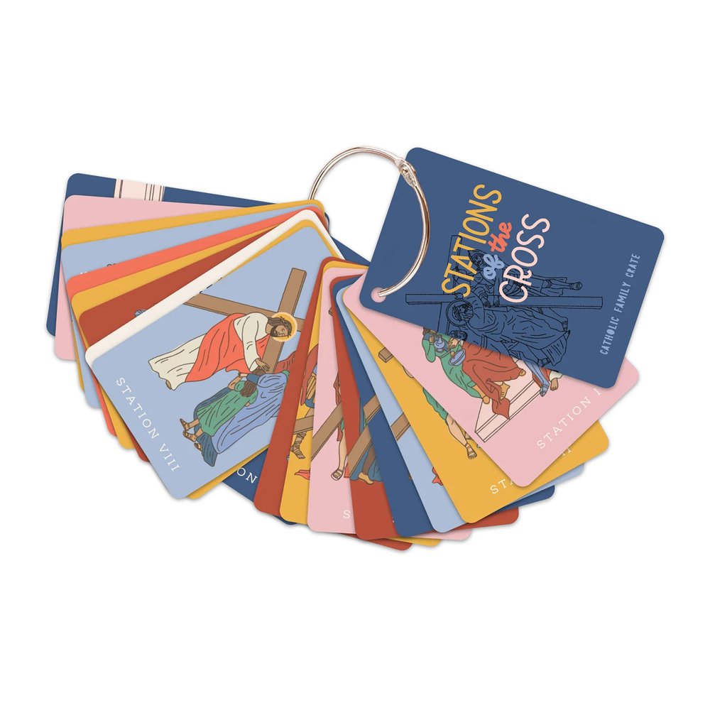 Stations of the Cross Card Ring