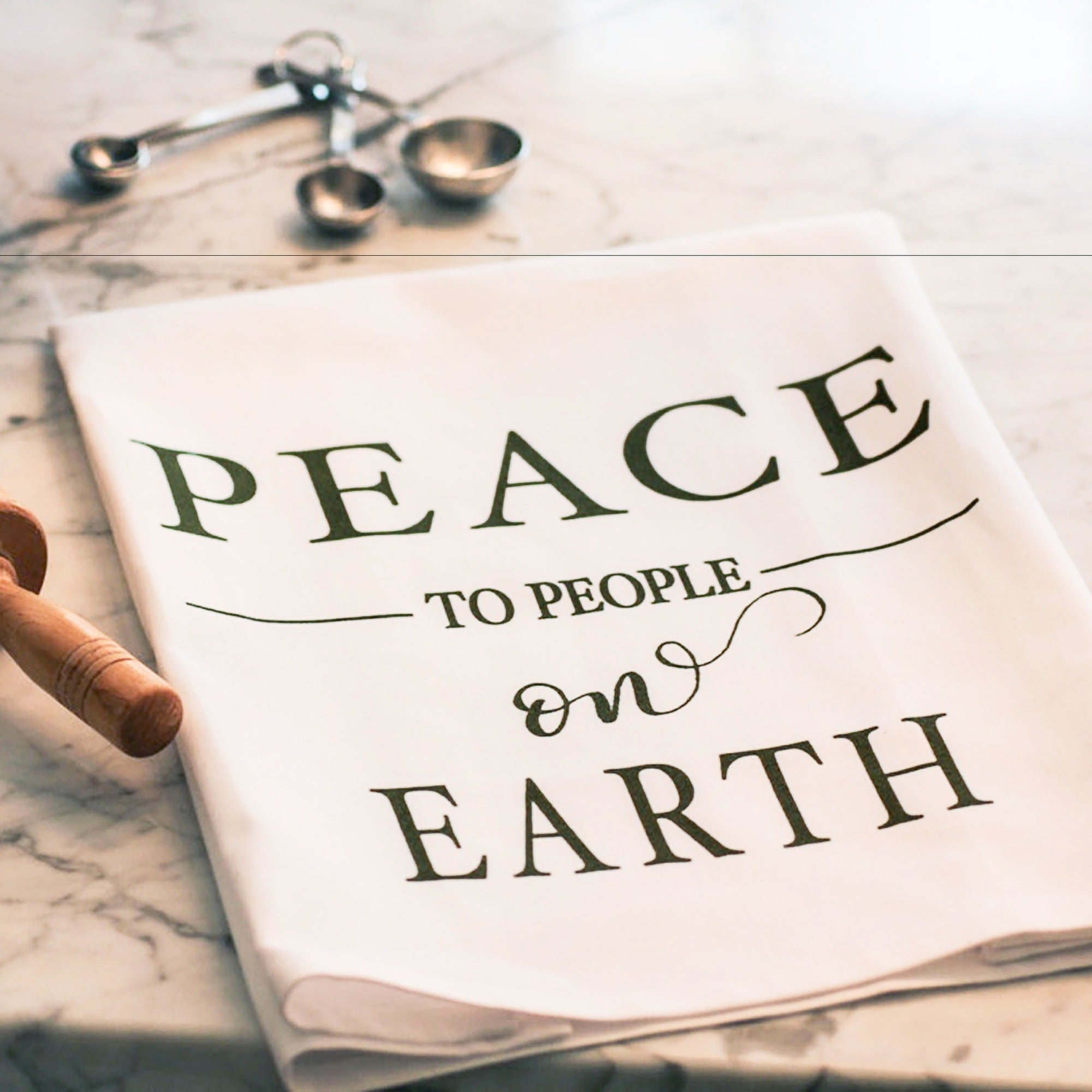 Peace On Earth Dish Towel