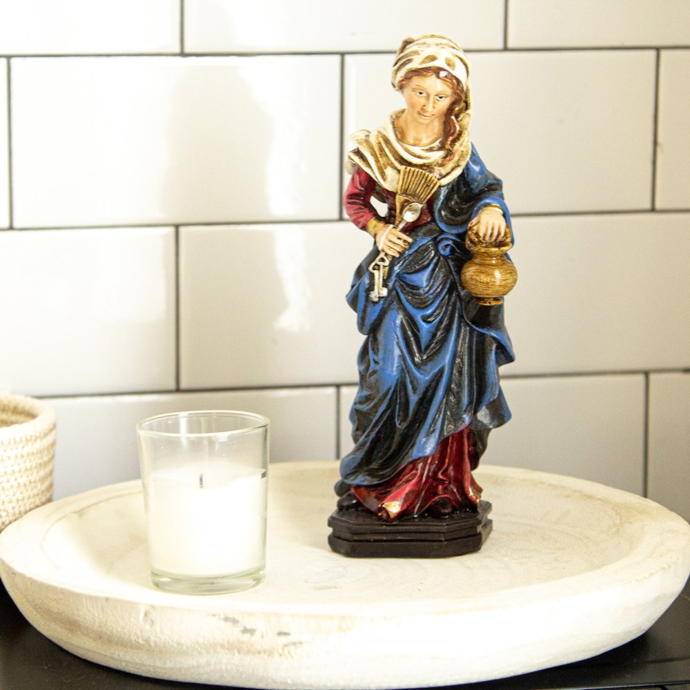 Richly Colored Kitchen Madonna - 8"