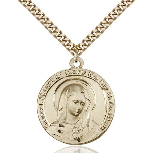 14kt Gold Filled Mary Pendant