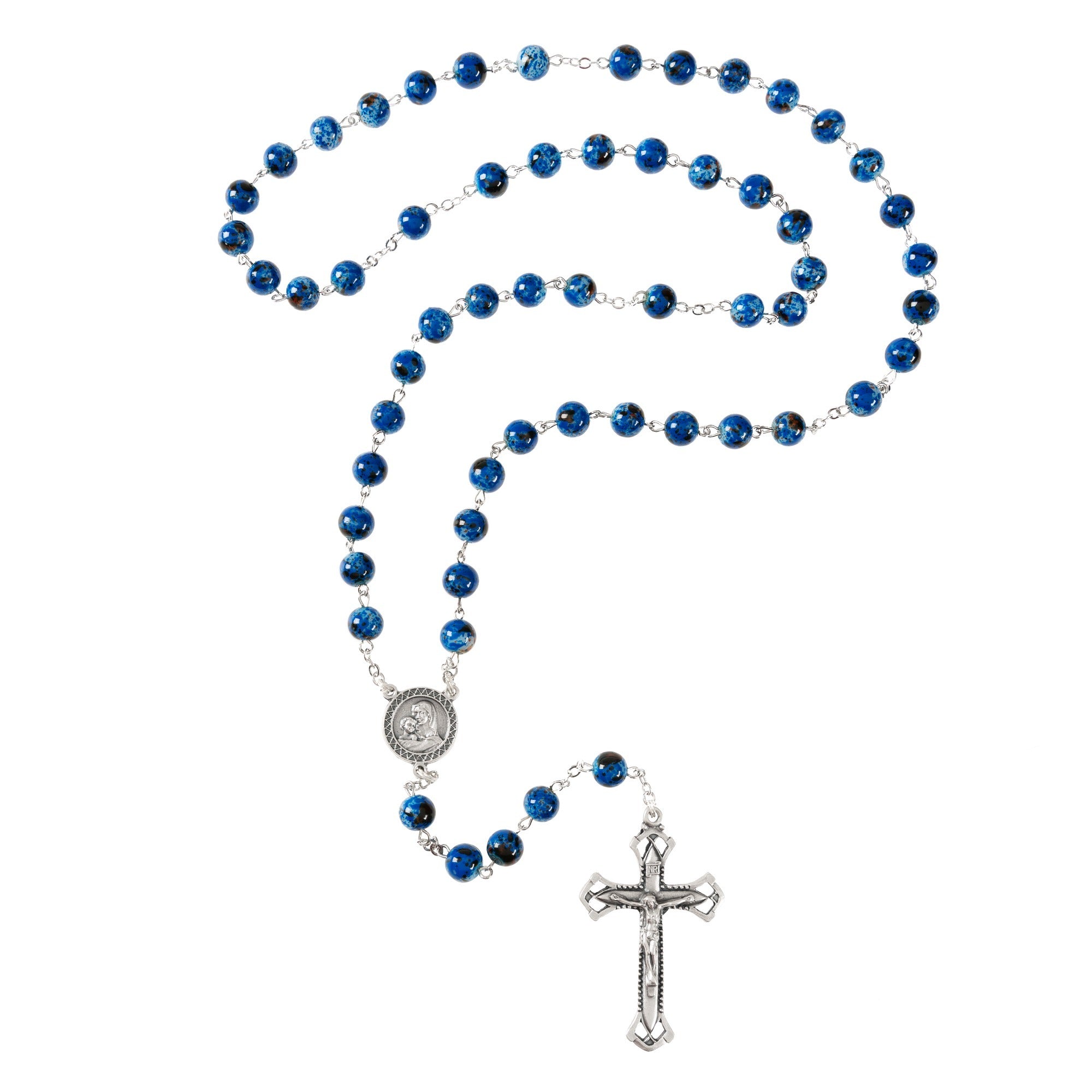 Marbled Blue Rosary