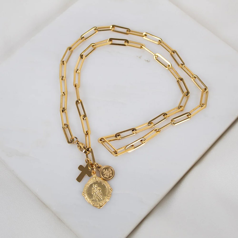 St. Christopher Protection & Guidance Necklace