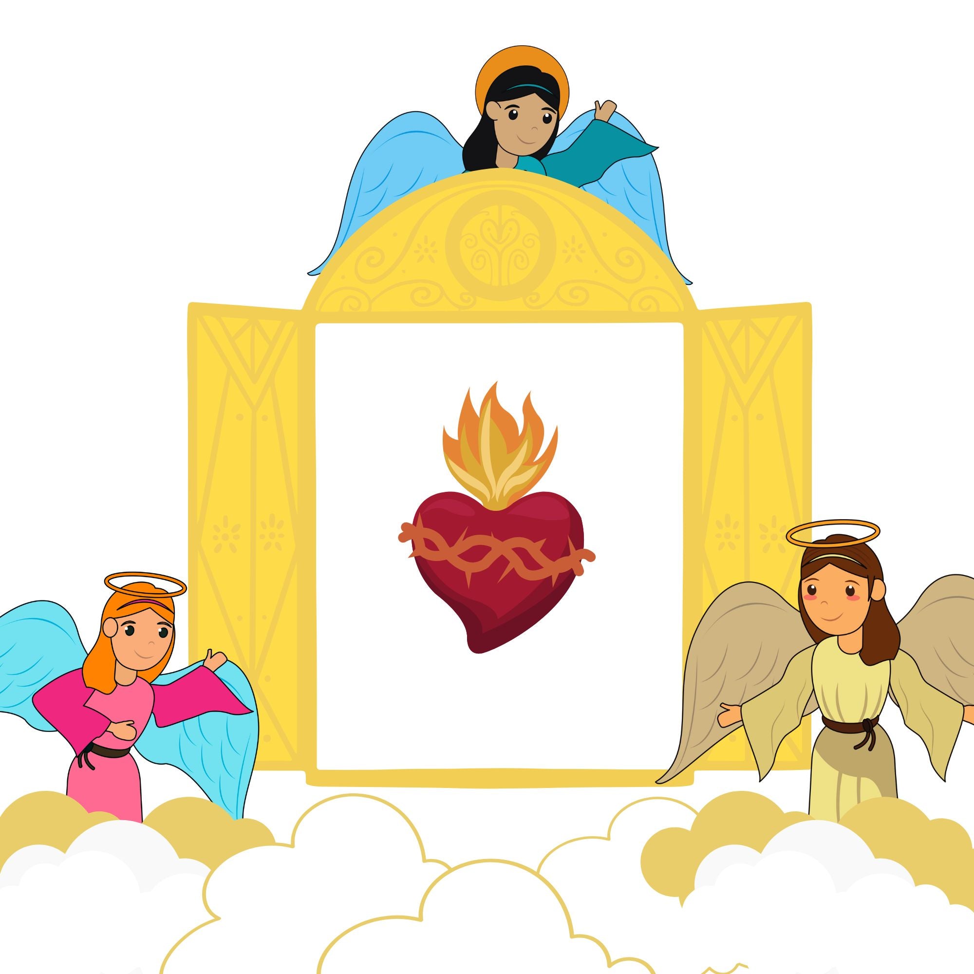 Litanies for Littles: Sacred Heart and Divine Mercy