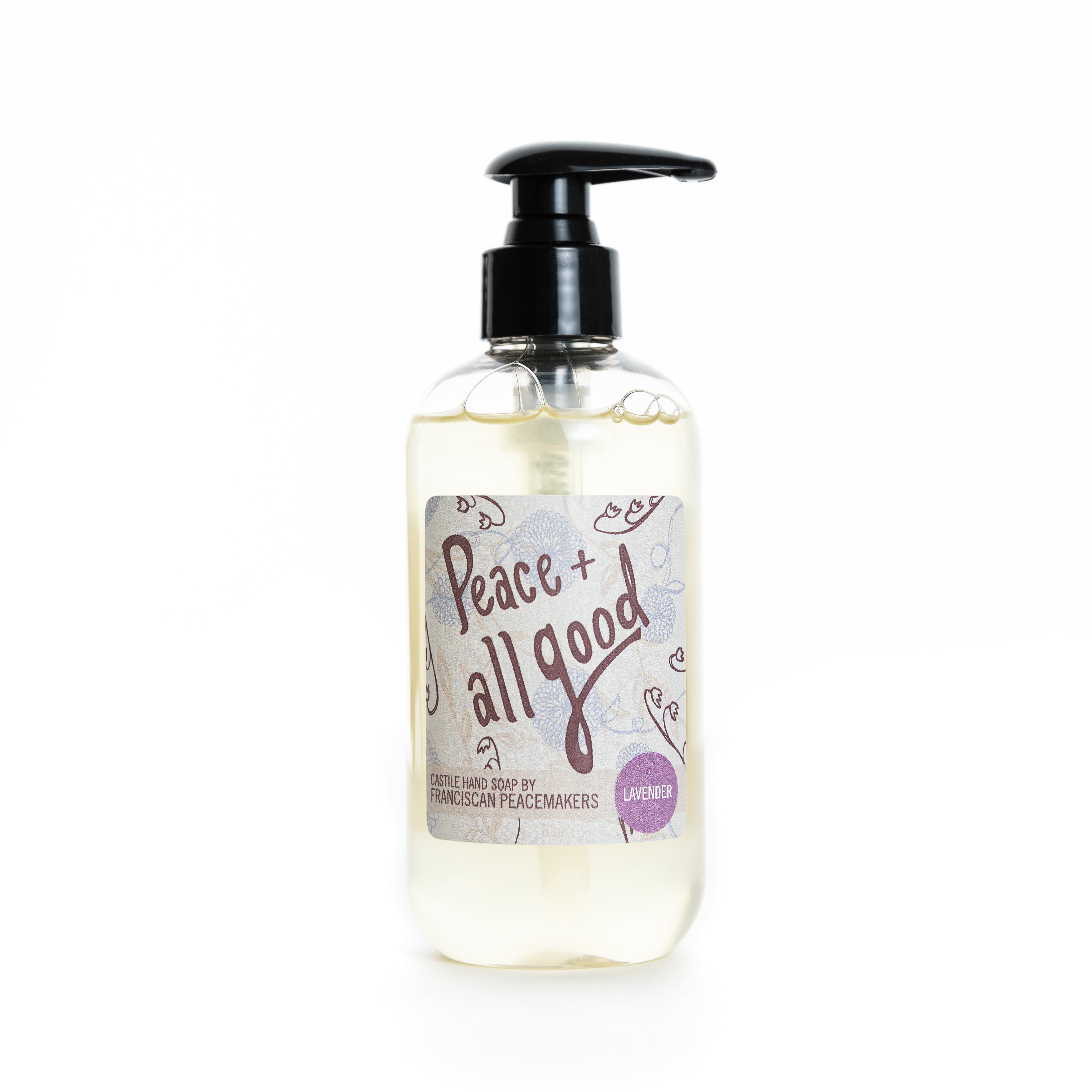 Peace & All Good Lavender Hand Soap  - 8 oz