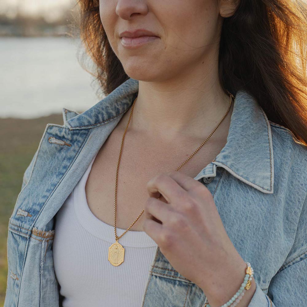 Gold Our Lady of Abundance Necklace