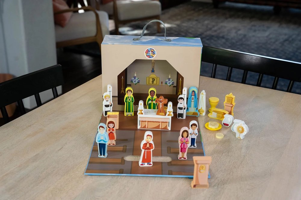 Saintly Heart Brother Francis Church Playset