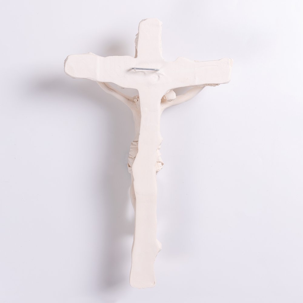 Ivory Wall Crucifix - 12.6"