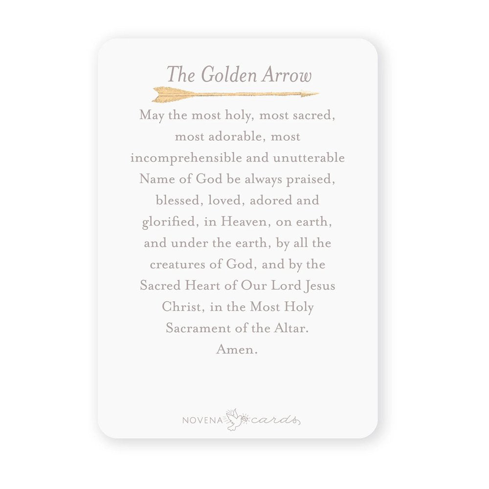 Golden Arrow Prayer Card