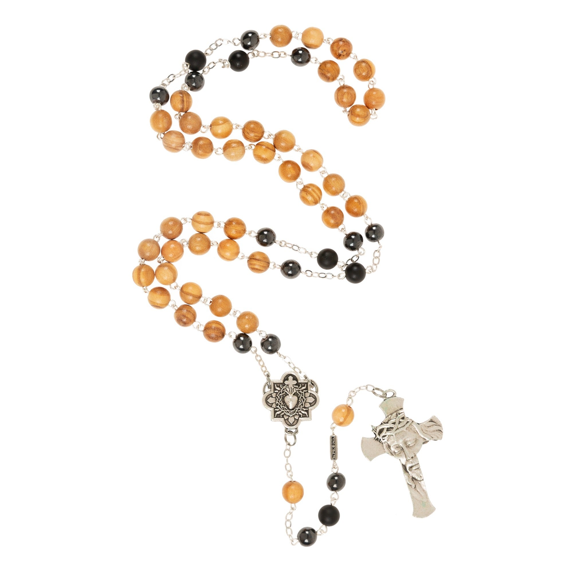 Passion of Christ Olive Wood Rosary | The Catholic Company®