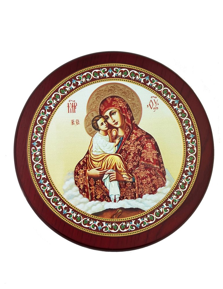 Madonna & Child Icon  Wooden Keepsake Box
