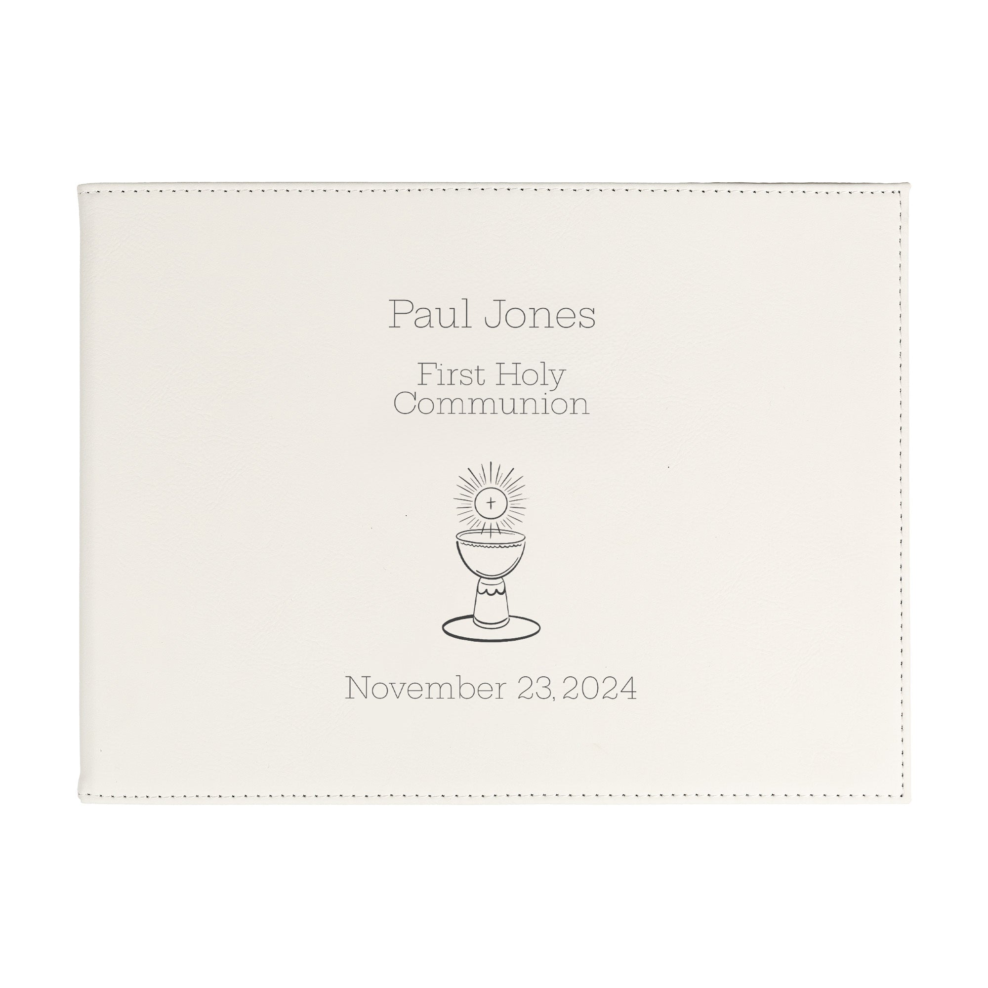 Personalized First Holy Communion Keepsake Certificate Holder