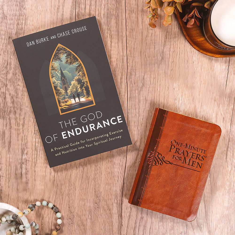 The God of Endurance & One-Minute Prayers for Men Book Set